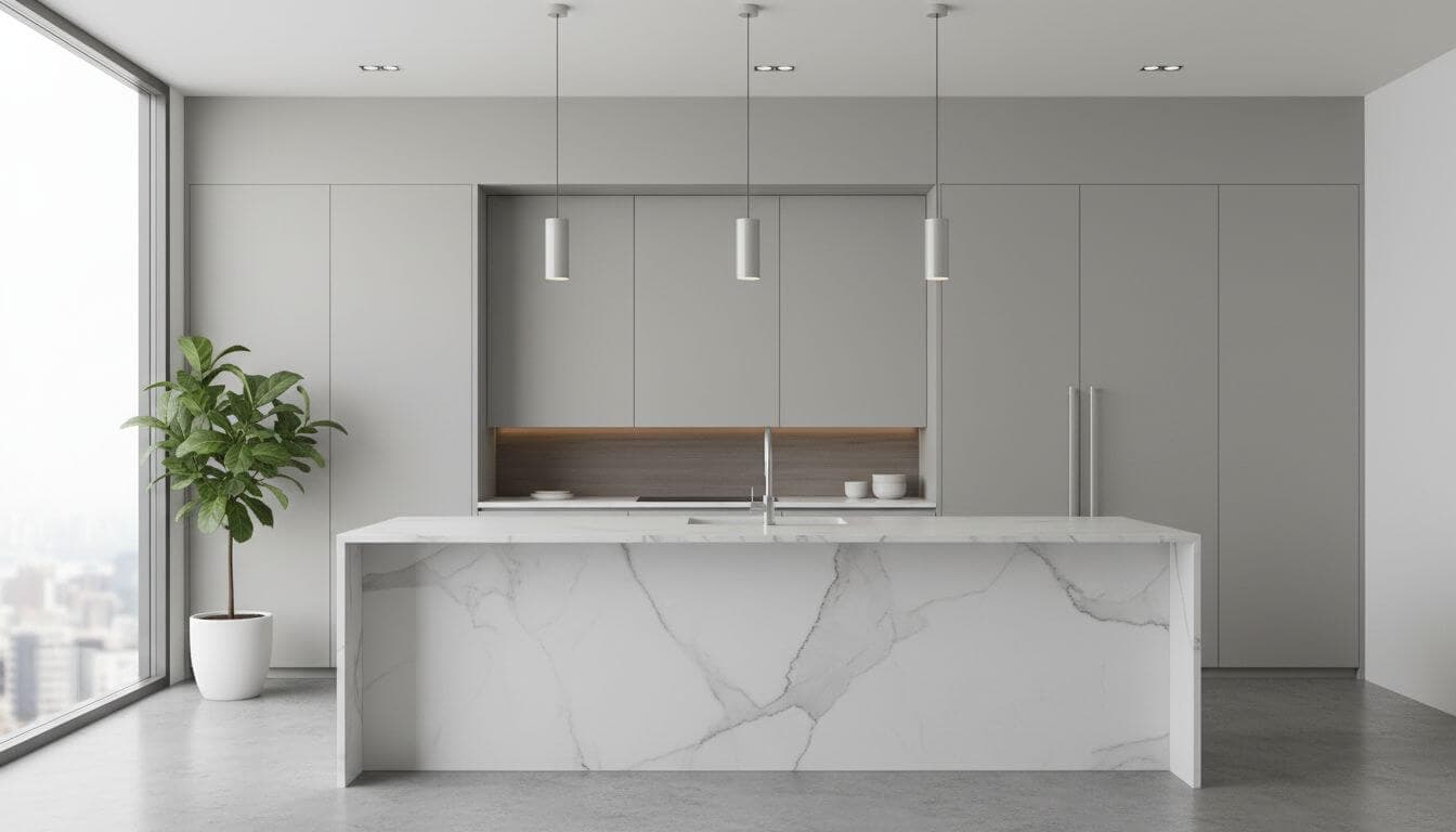 Minimalist interior design generated by AI